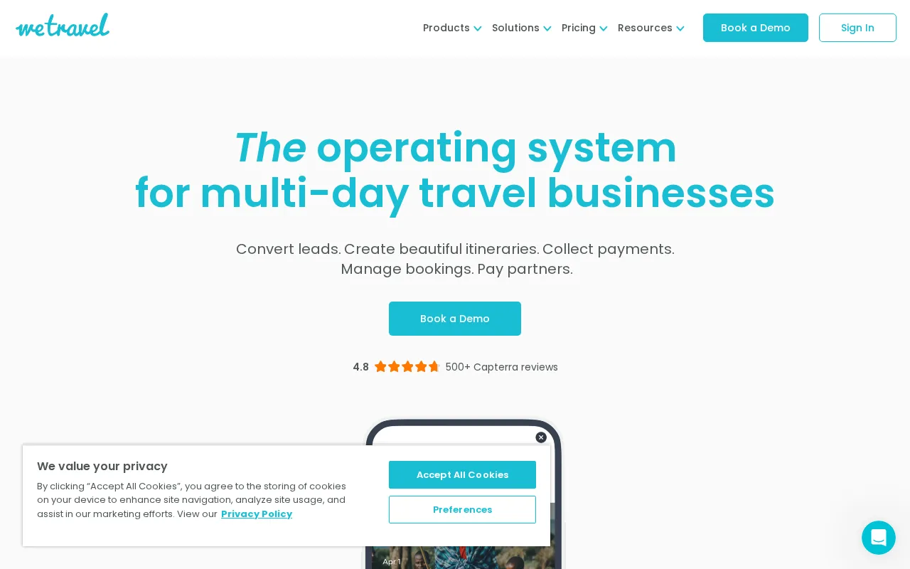Wetravel — preview screenshot
