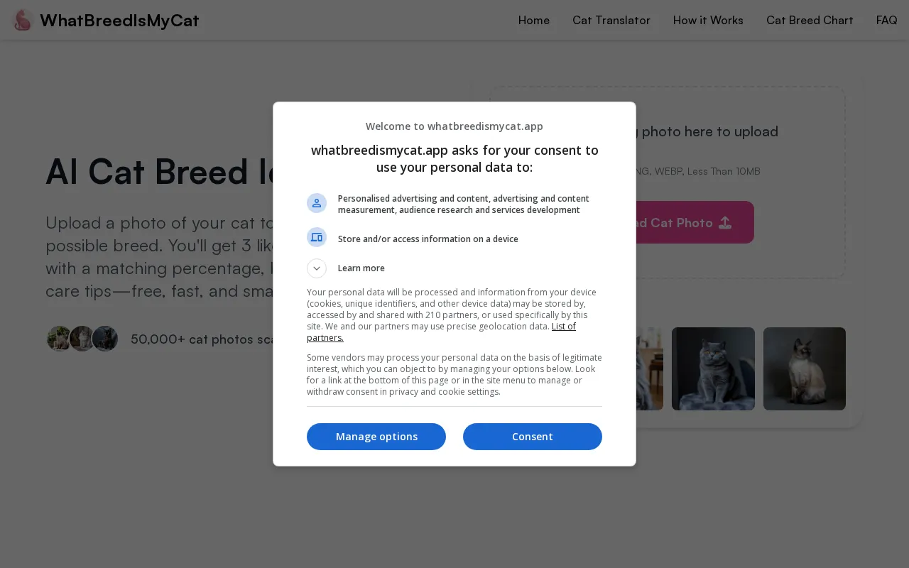What Breed Is My Cat? — preview screenshot
