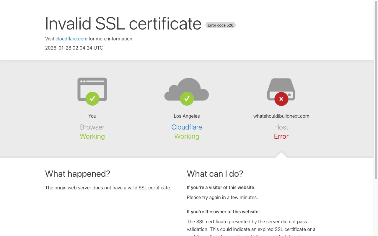 whatshouldibuildnext.com — preview screenshot