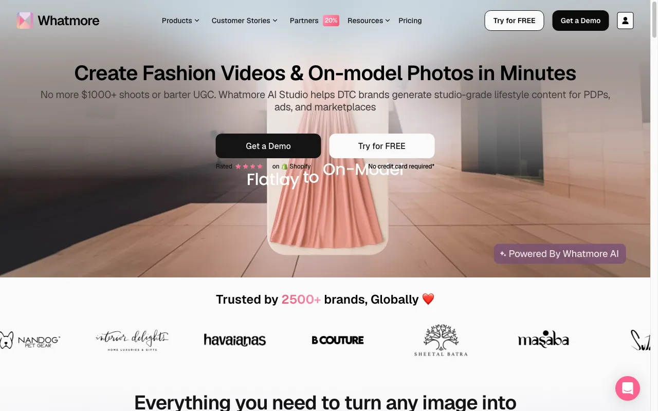 Whatmore Studio — preview screenshot