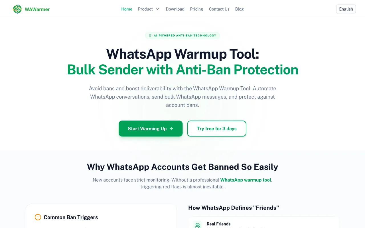 WAWarmer — preview screenshot