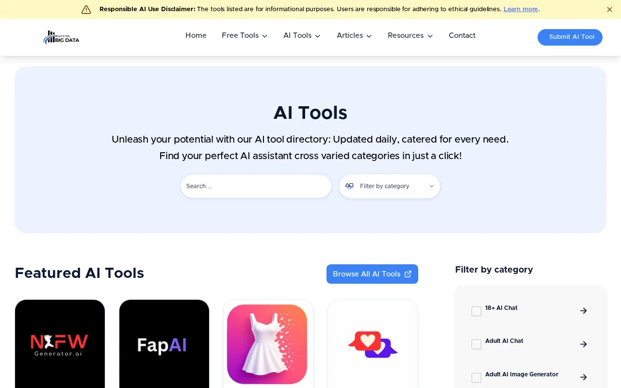 Whatsthebigdata — preview screenshot