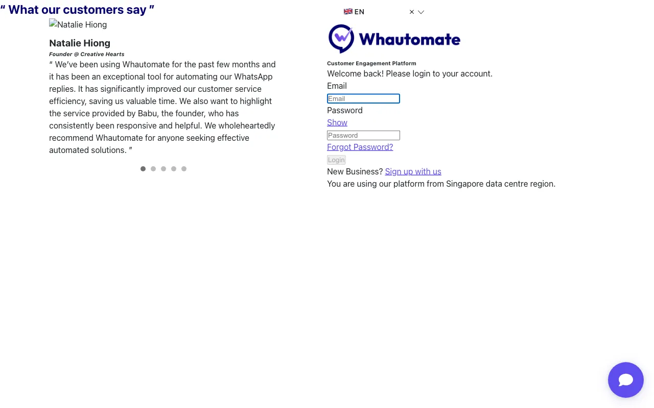 Whautomate — preview screenshot