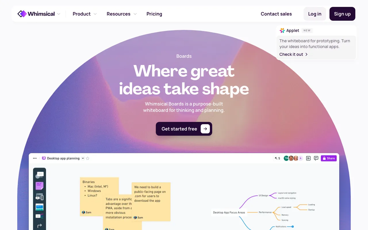 Whimsical — preview screenshot