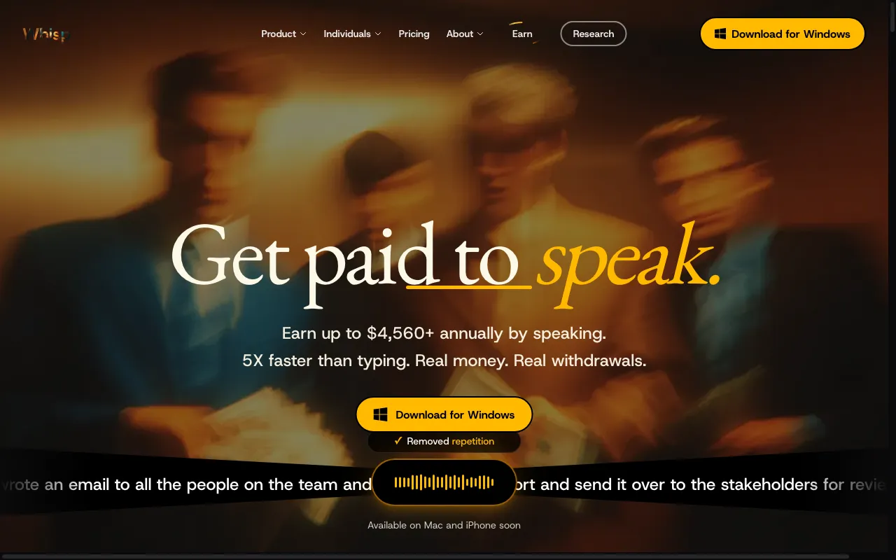 Whisp — preview screenshot