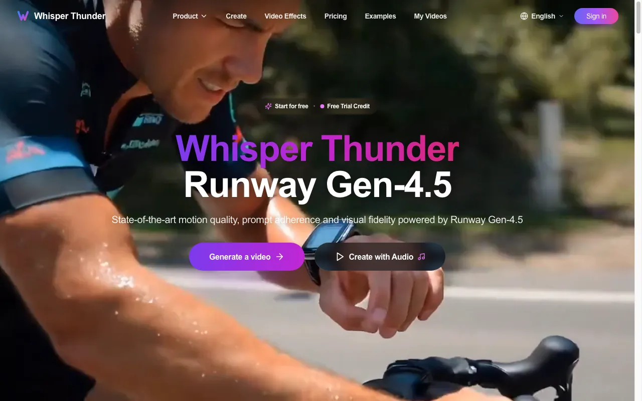 Whisper Thunder — preview screenshot
