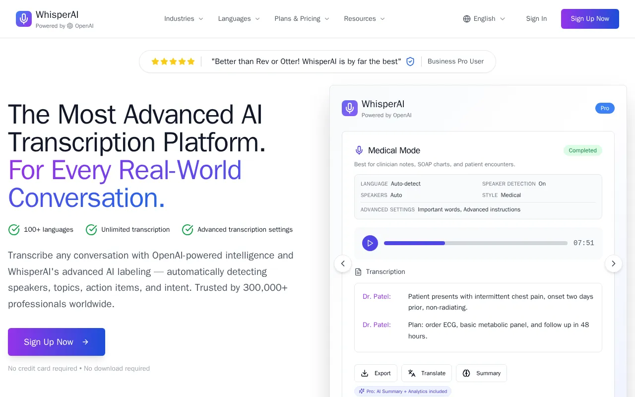 Whisperai — preview screenshot