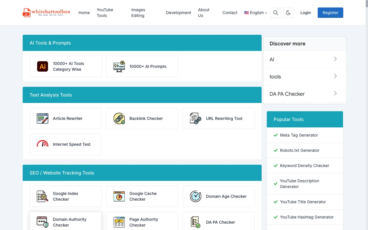 Whitehattoolbox — preview screenshot