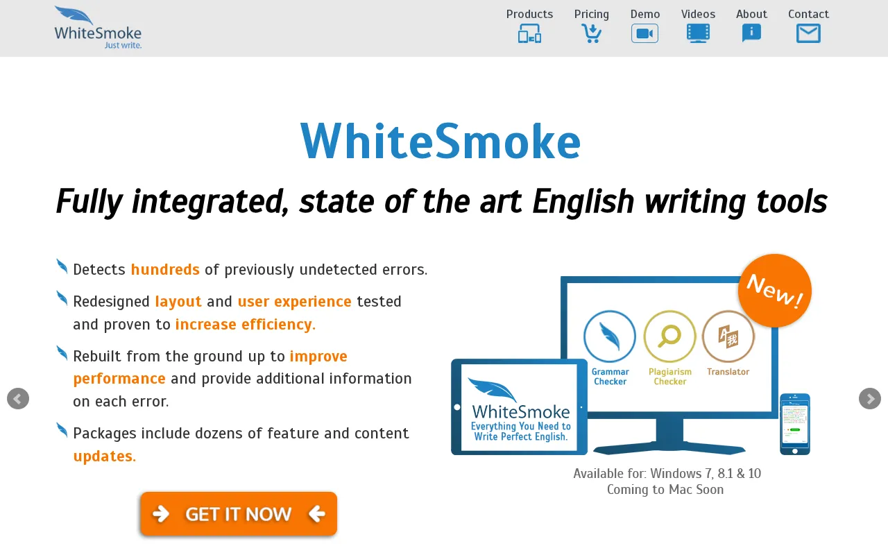 WhiteSmoke — preview screenshot