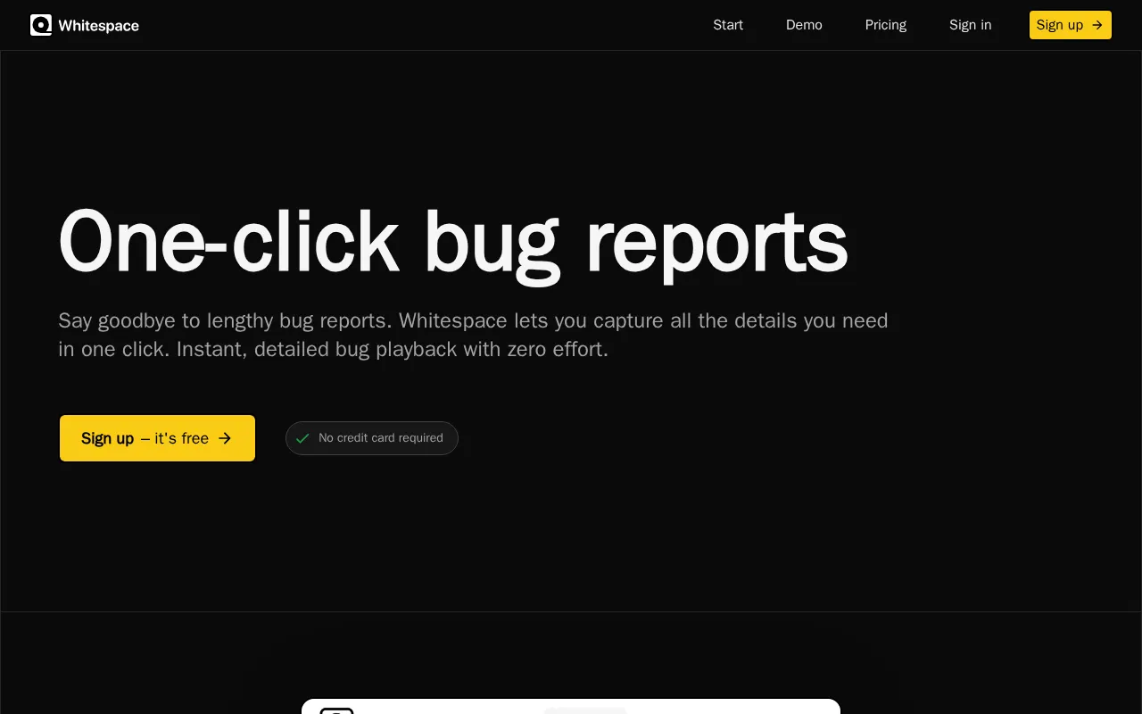 Whitespace — preview screenshot