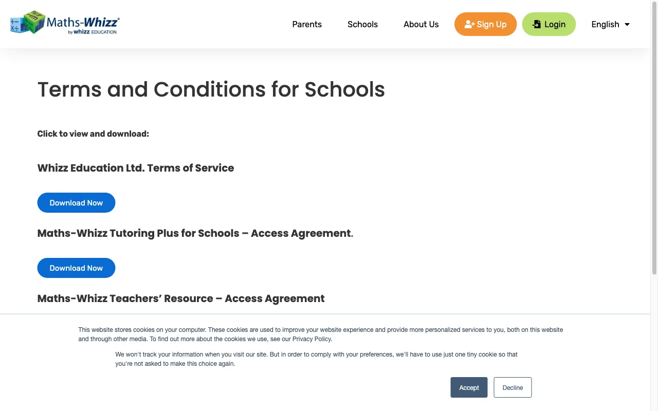 whizz.com — pricing page