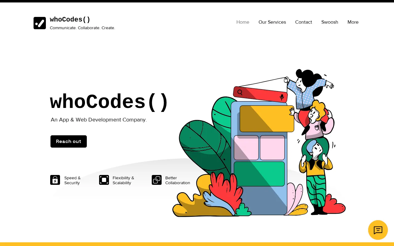 whoCodes() — preview screenshot