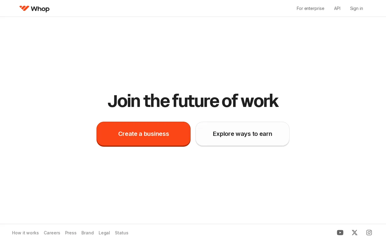 Whop — preview screenshot