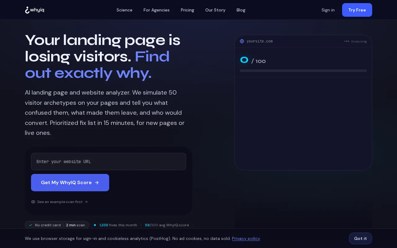 WhyIQ — preview screenshot