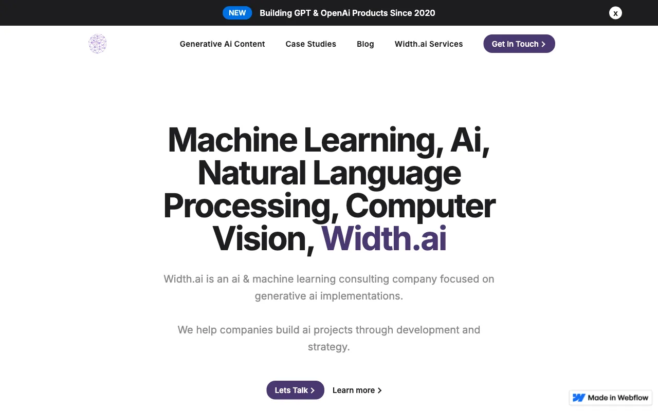 width.ai — preview screenshot