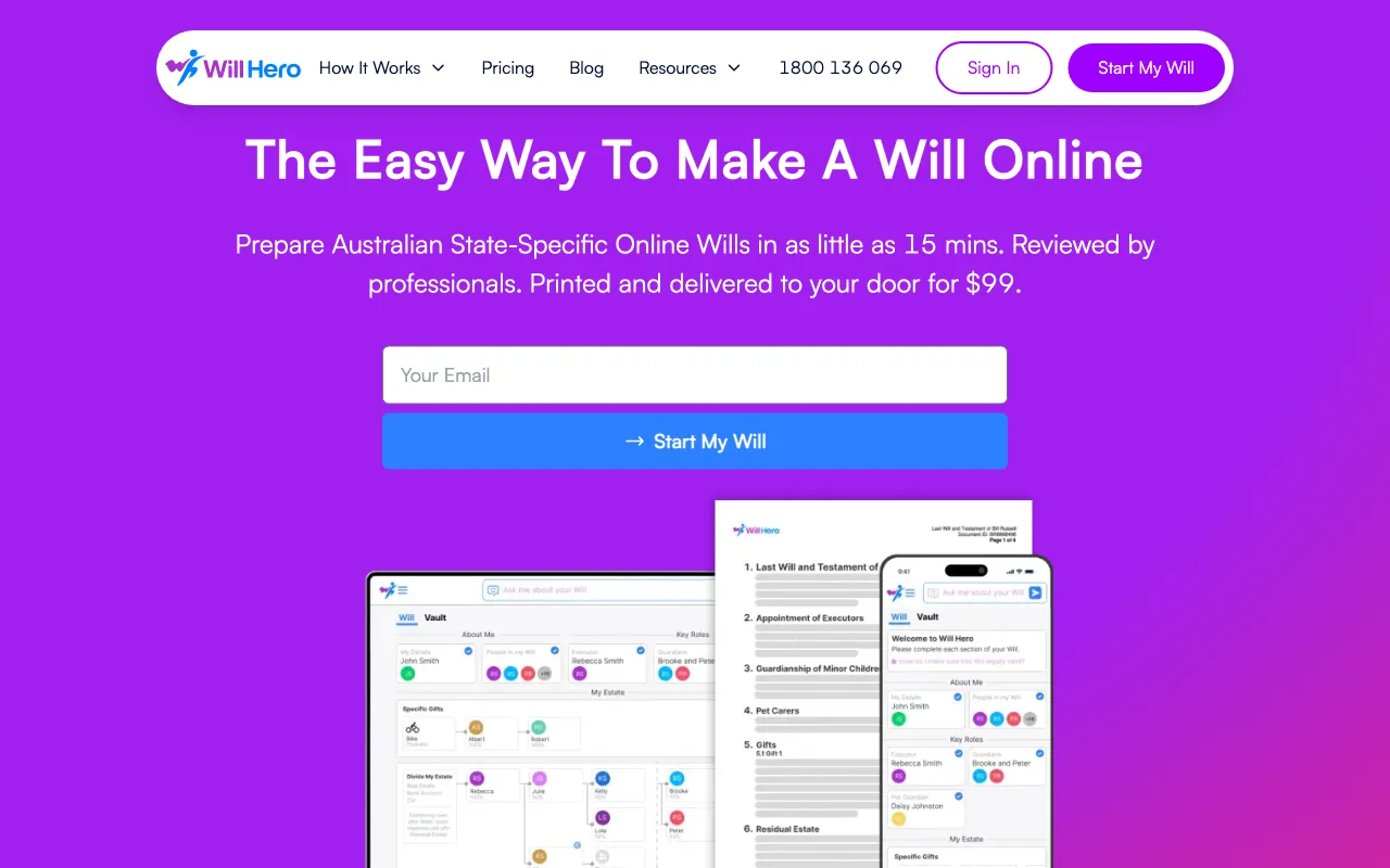 Will Hero — preview screenshot