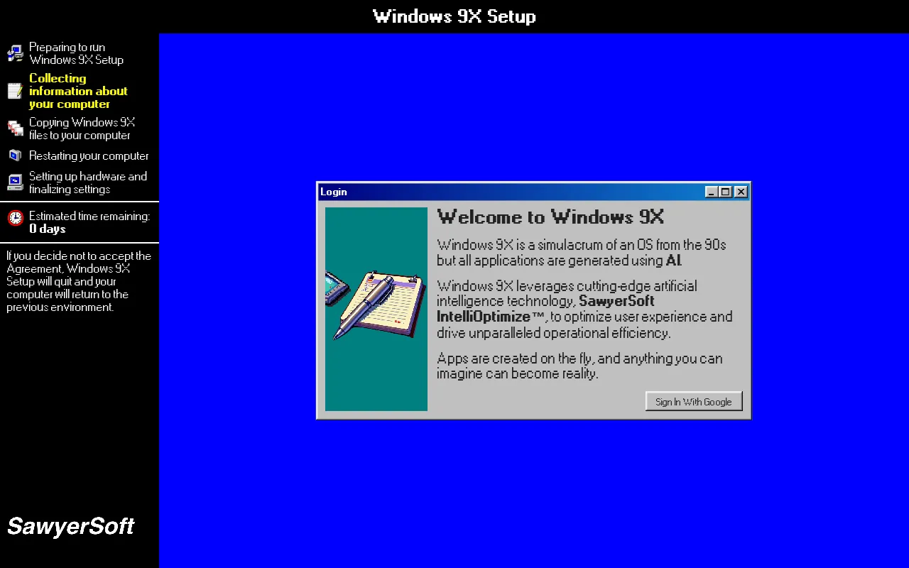 Windows 9X — preview screenshot