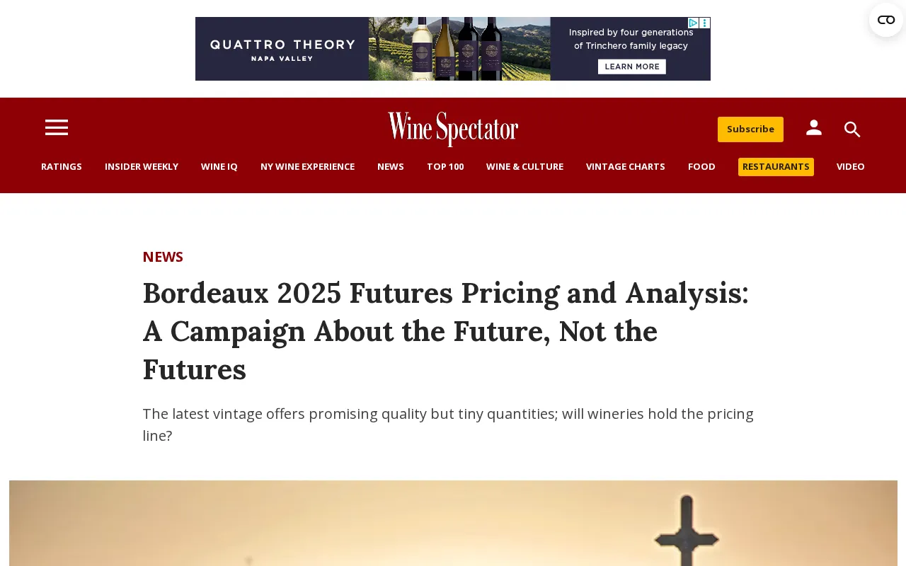 Wine Spectator — pricing page