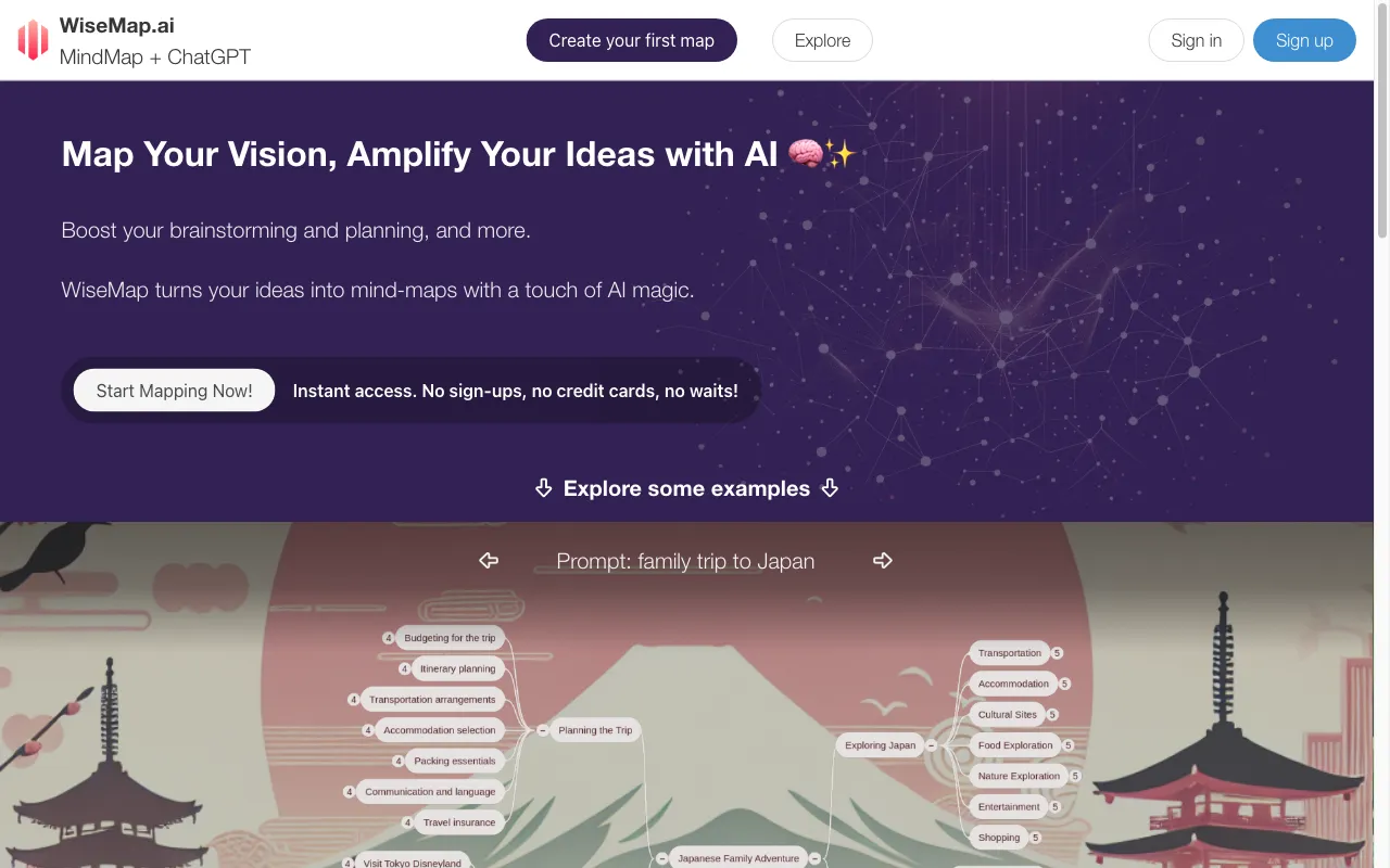 WiseMap.ai — preview screenshot