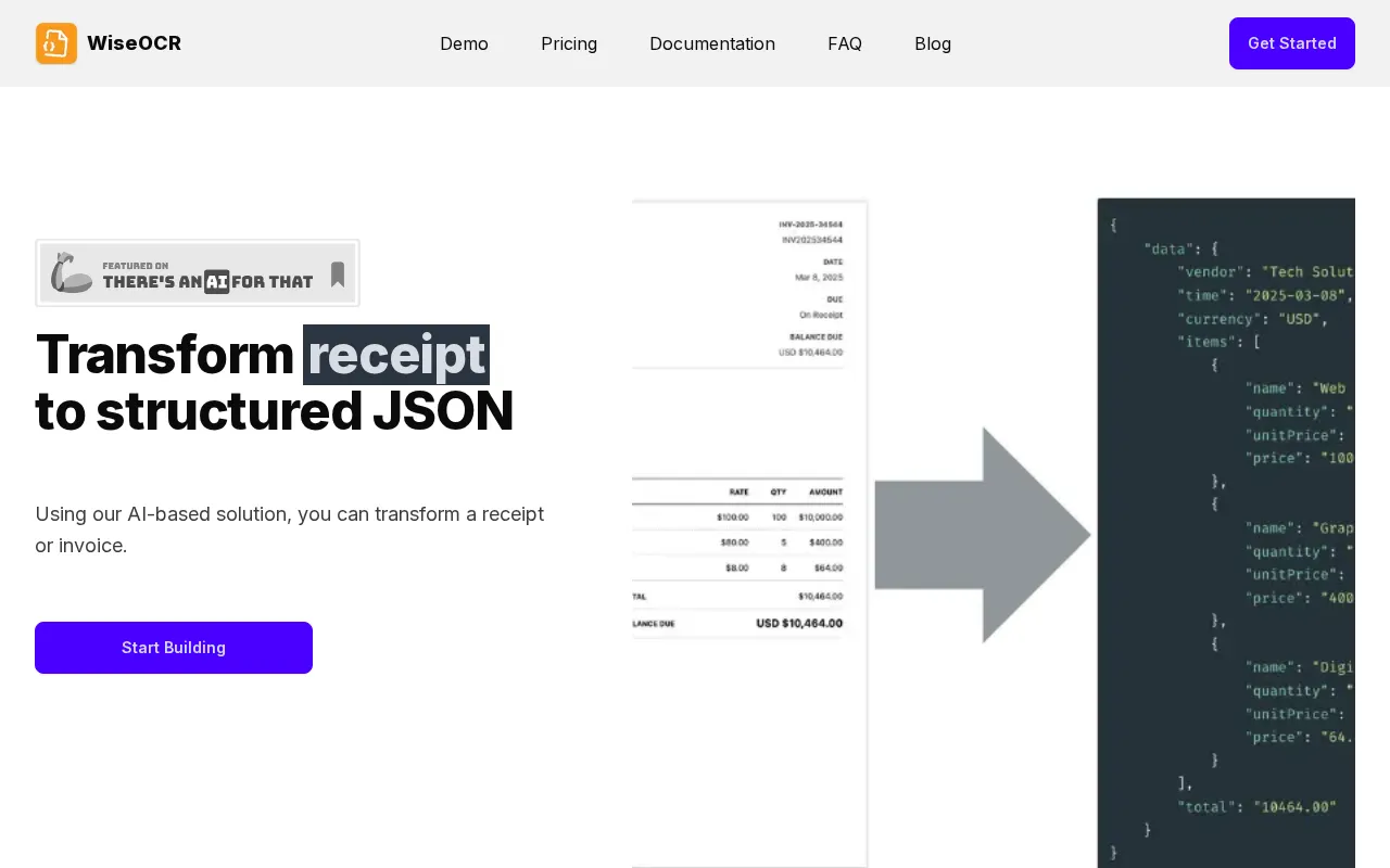 WiseOCR — preview screenshot