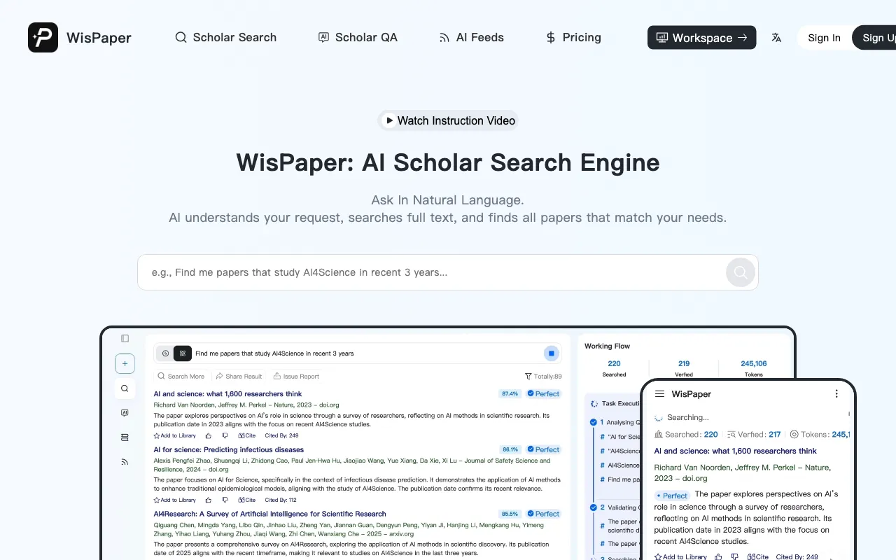WisPaper — preview screenshot