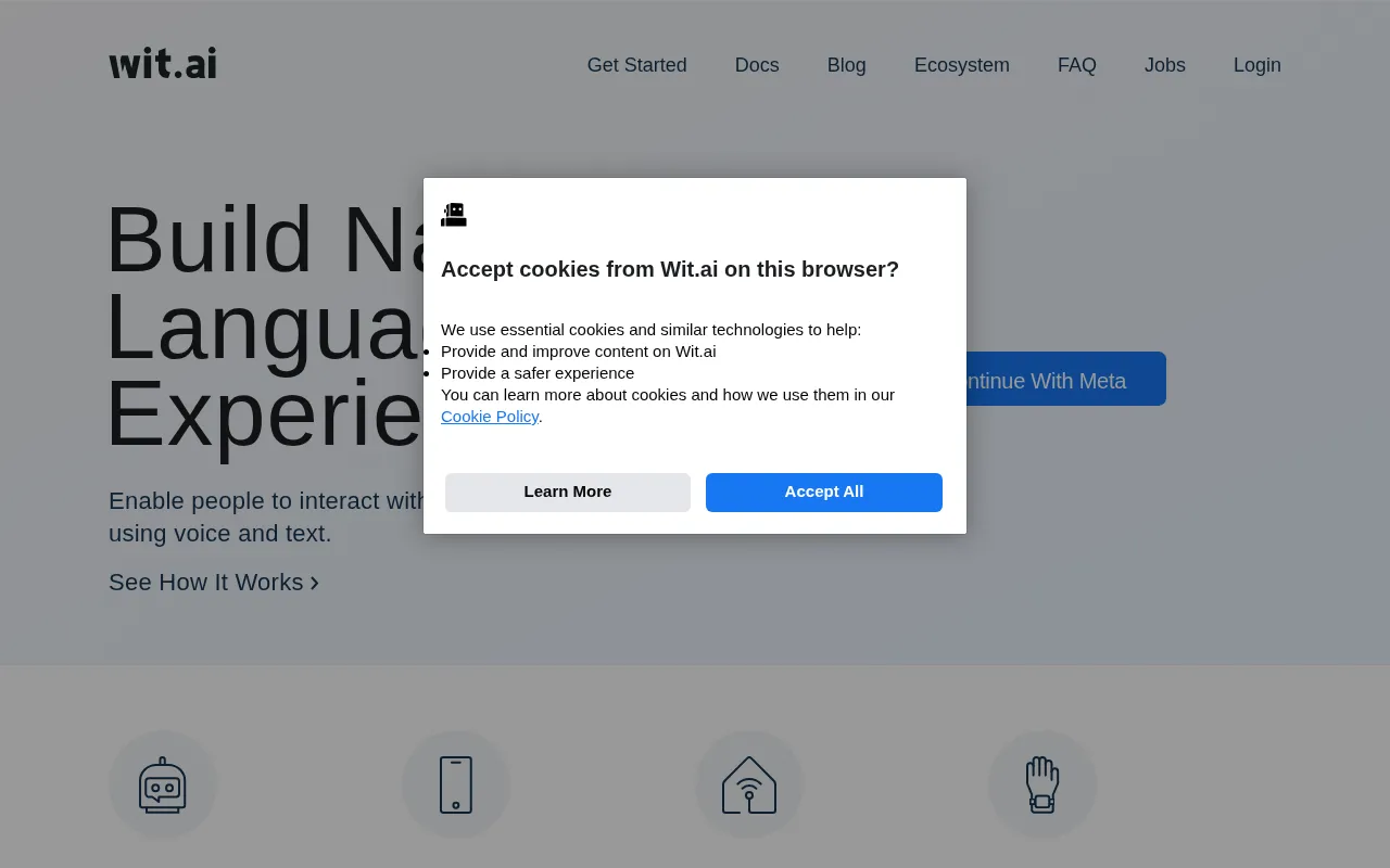 wit.ai — preview screenshot
