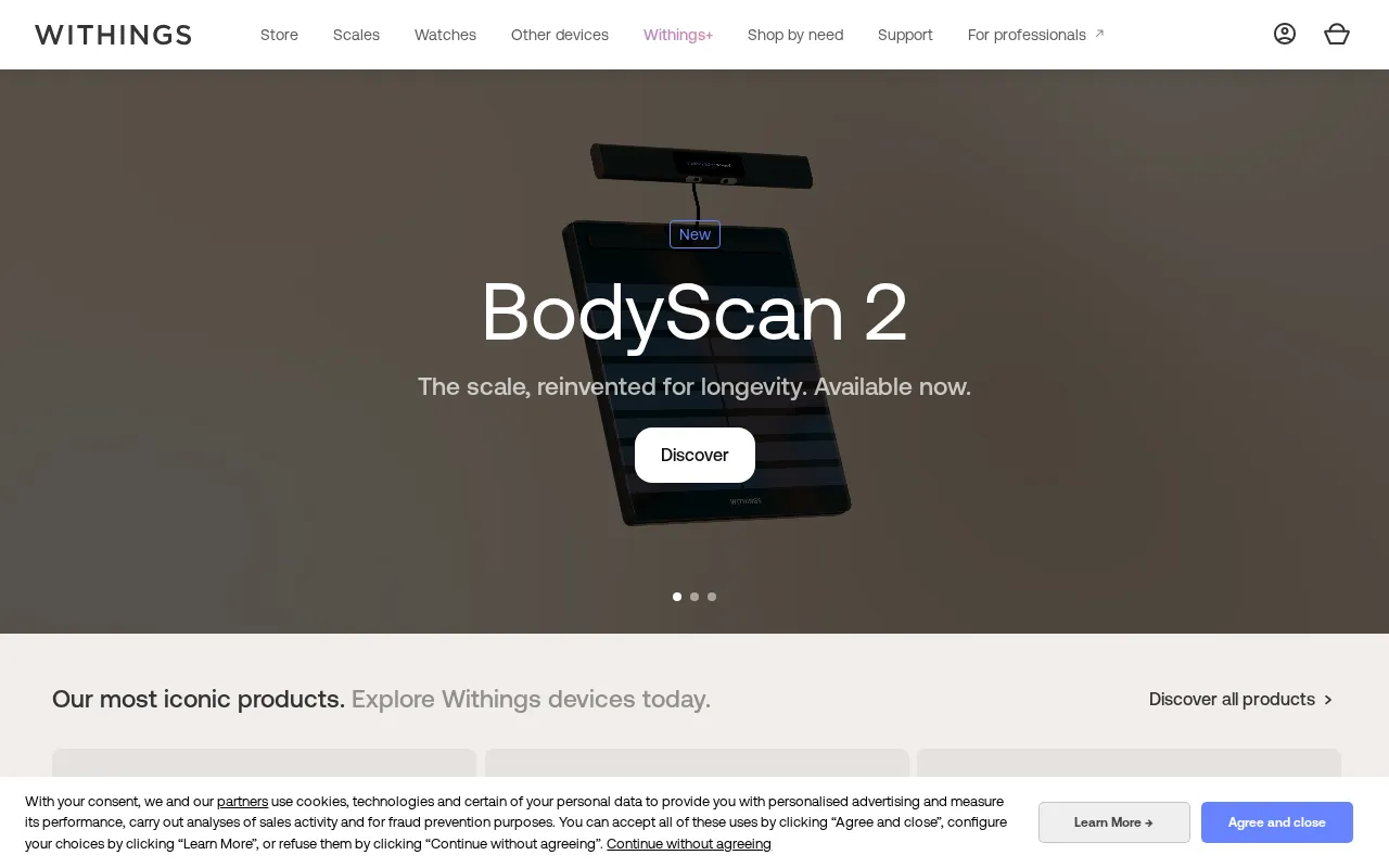 Withings — preview screenshot