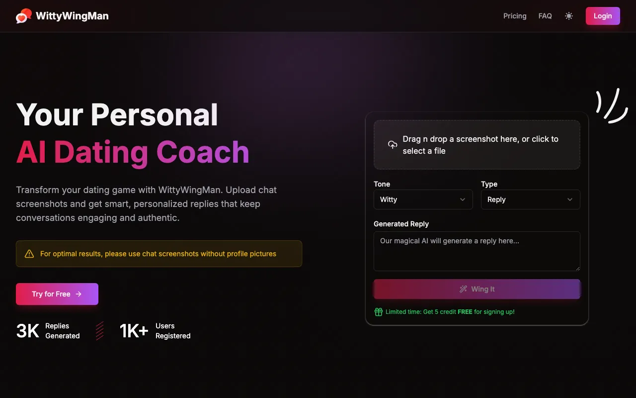 WittyWingMan — preview screenshot