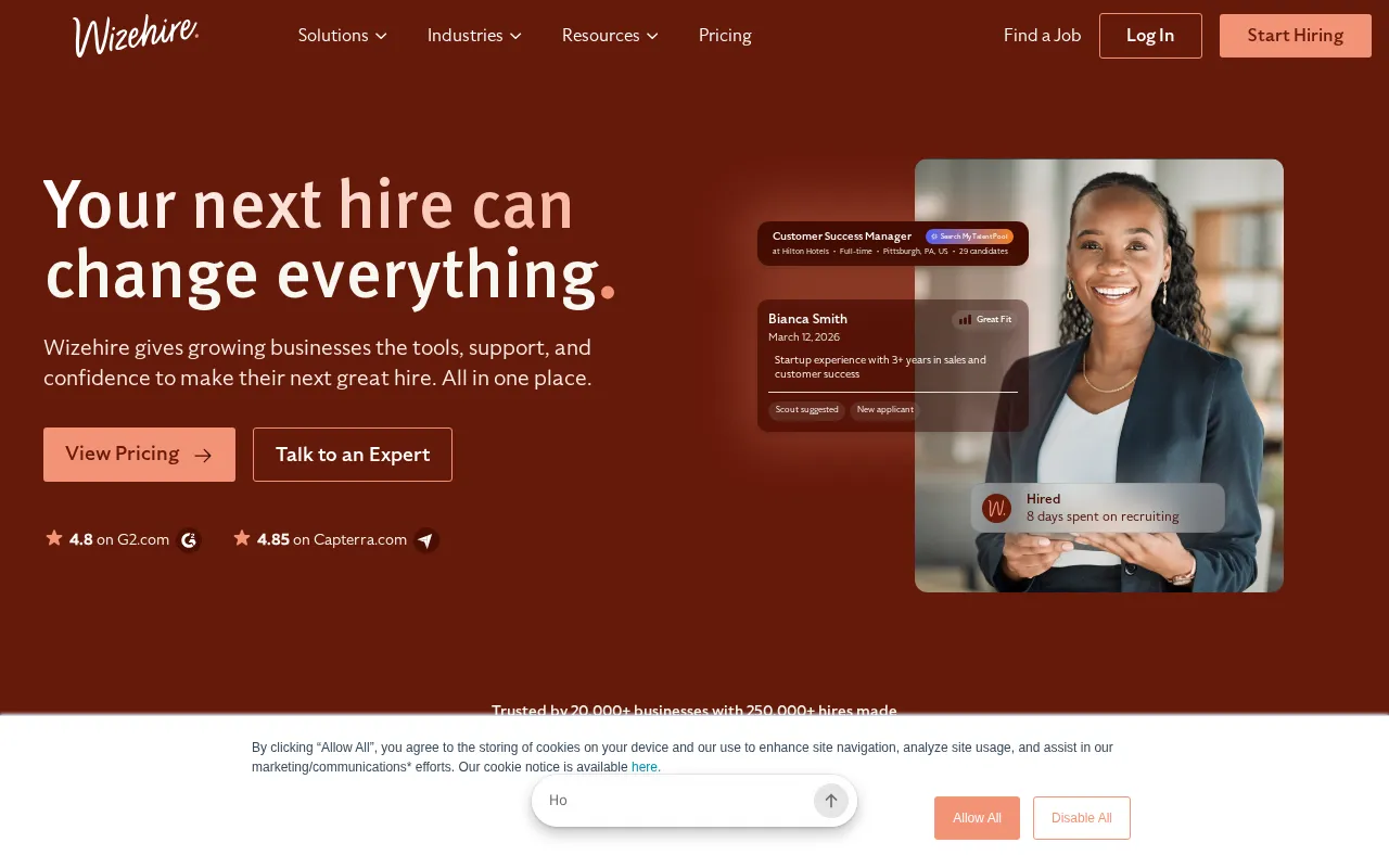 Wizehire — preview screenshot