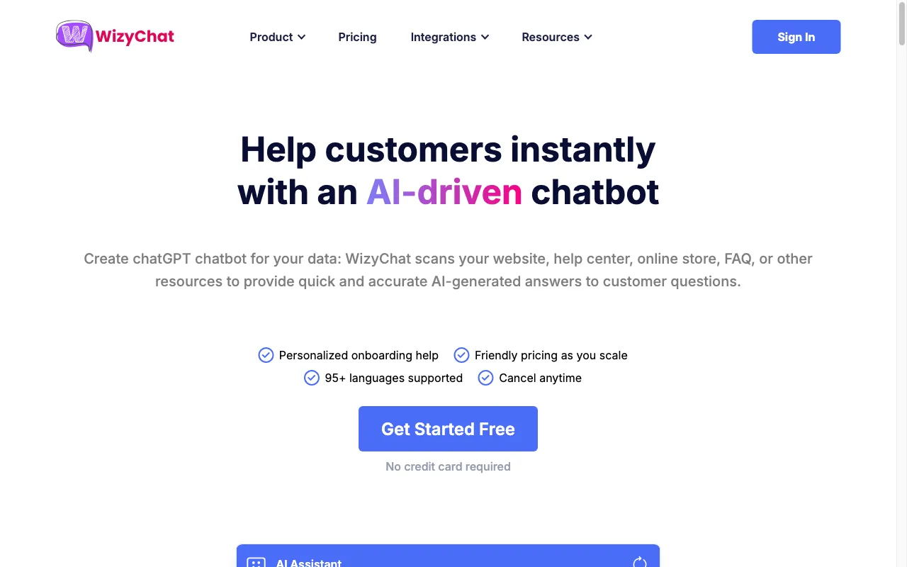 WizyChat — preview screenshot
