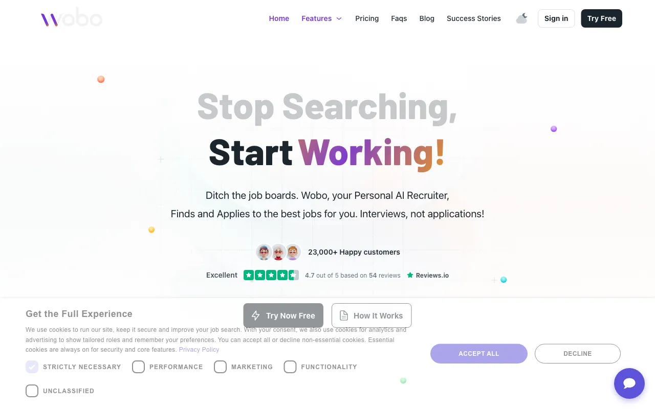 Wobo AI — preview screenshot
