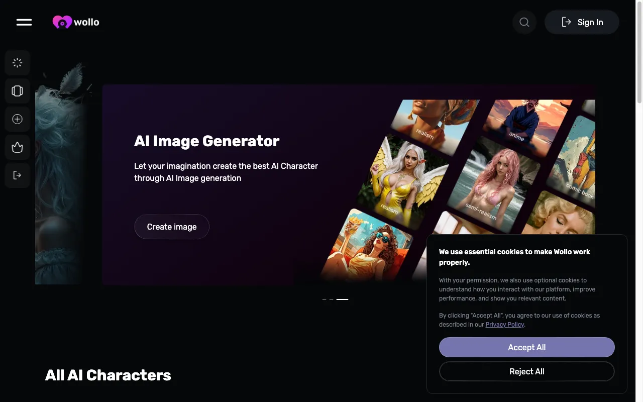 Wollo.ai — preview screenshot