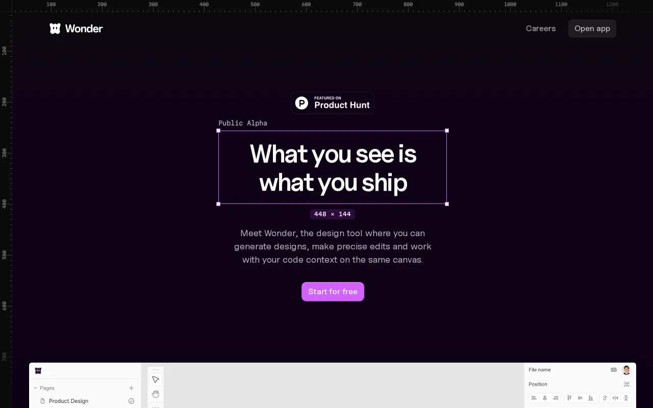 Wonder — preview screenshot