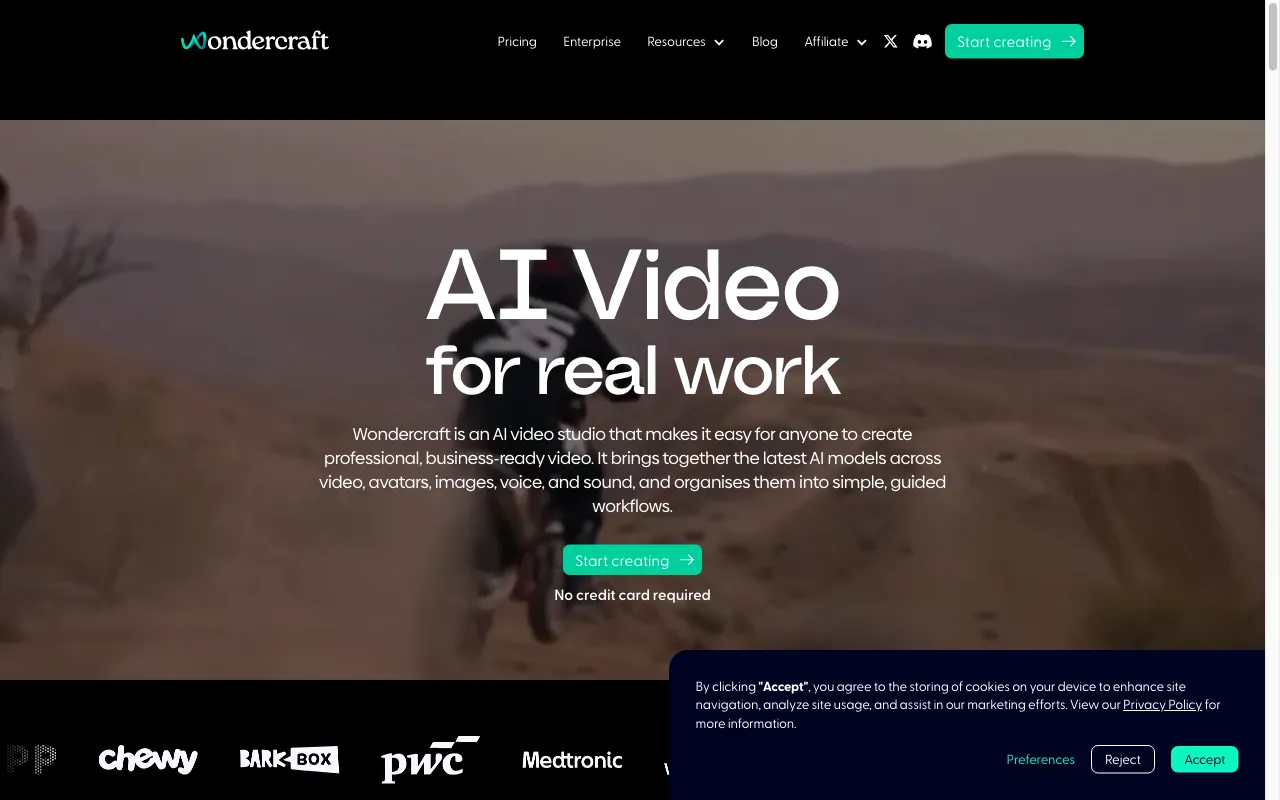 Wondercraft AI — preview screenshot