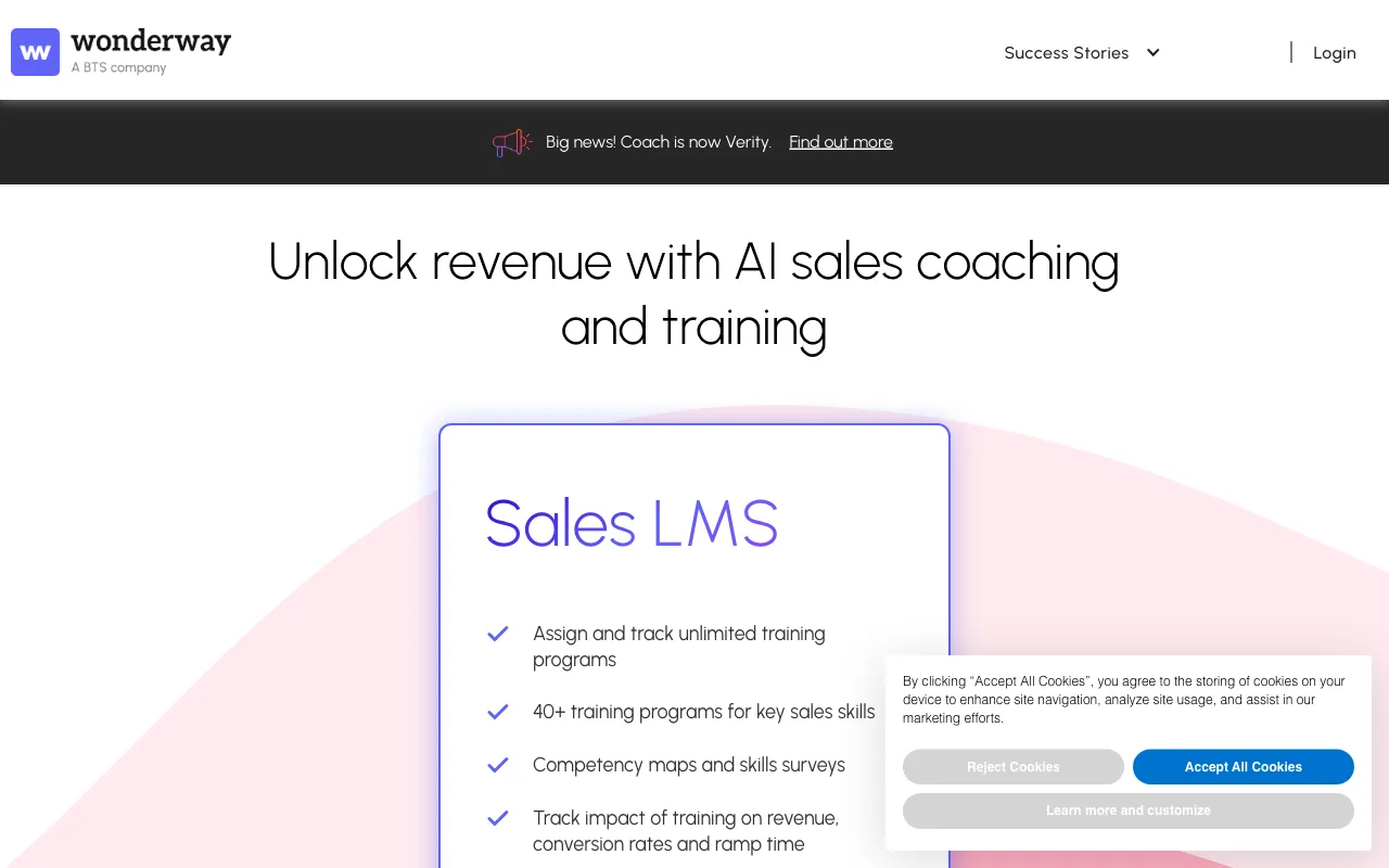 Coach by Wonderway — pricing page