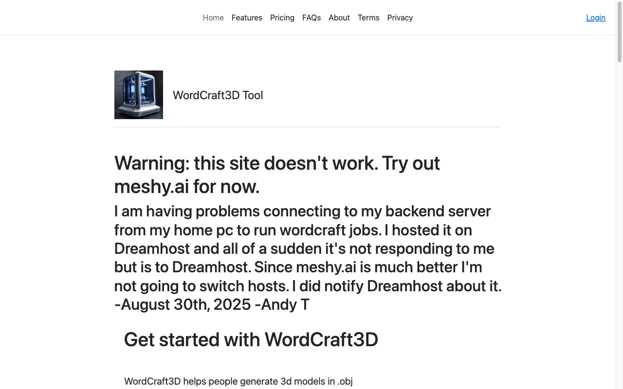 WordCraft3D — preview screenshot