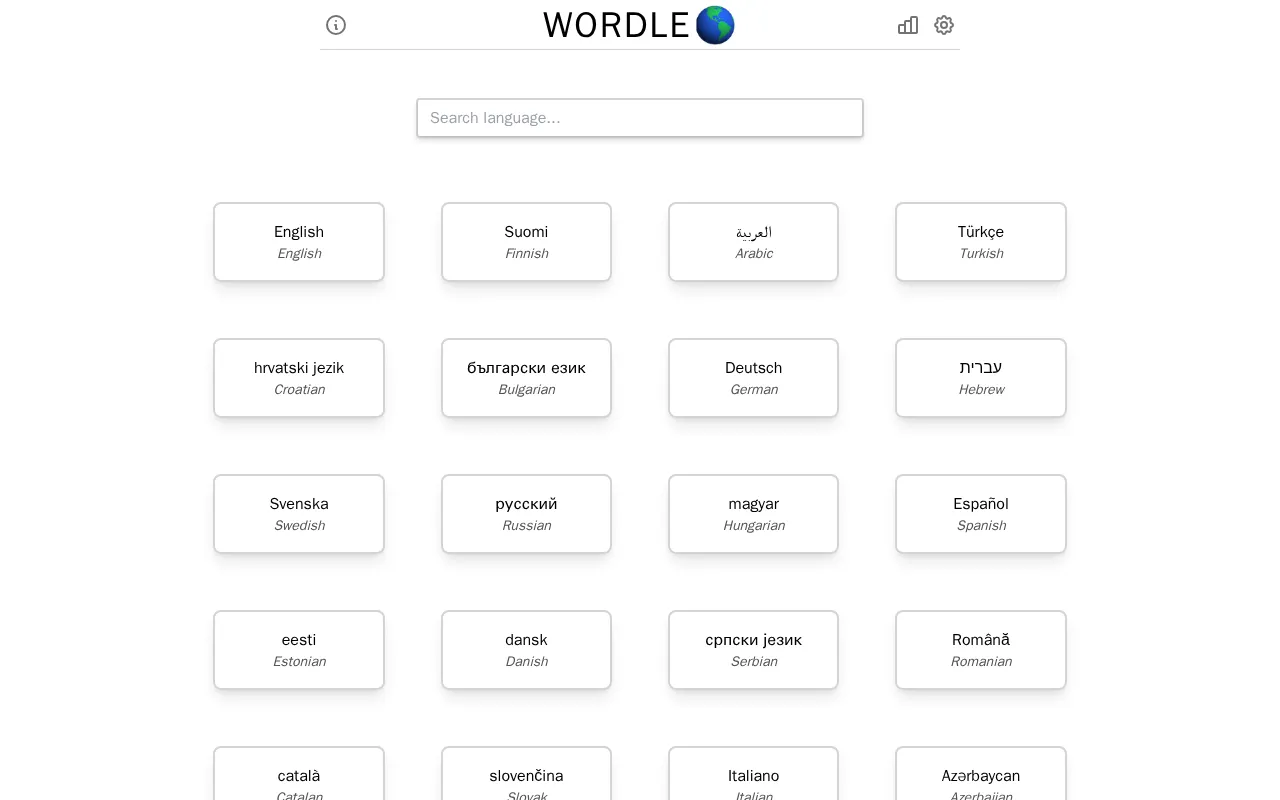 Wordle Global — preview screenshot