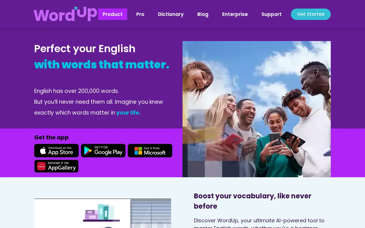 WordUp App — preview screenshot