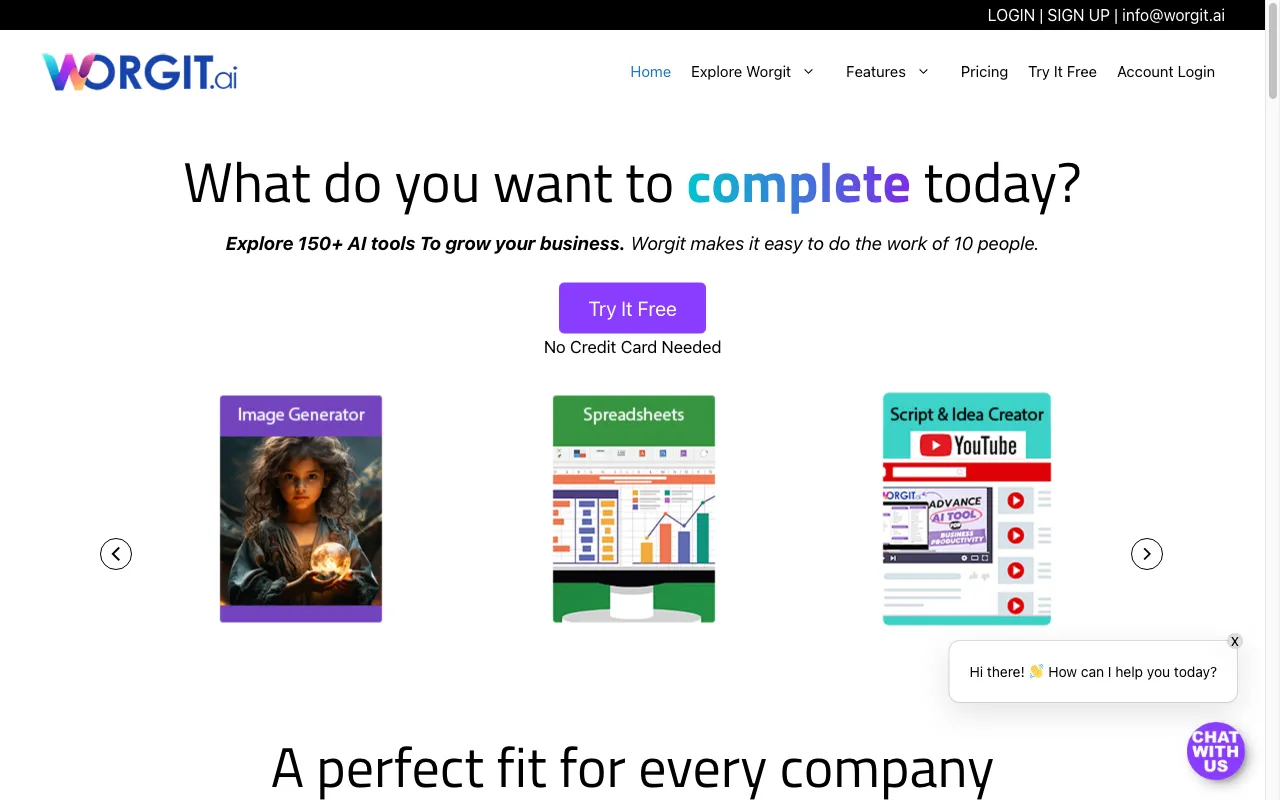 Worgit.ai — preview screenshot