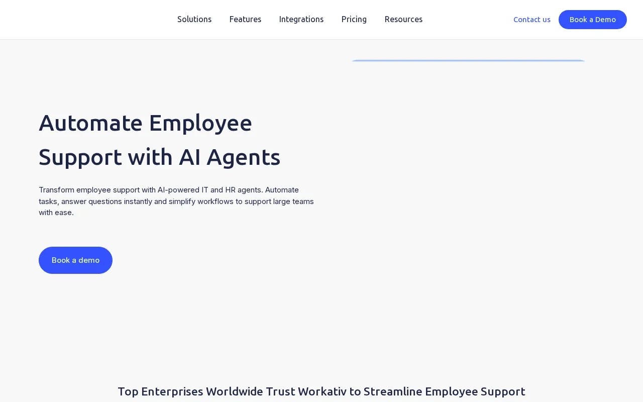Workativ AI — preview screenshot