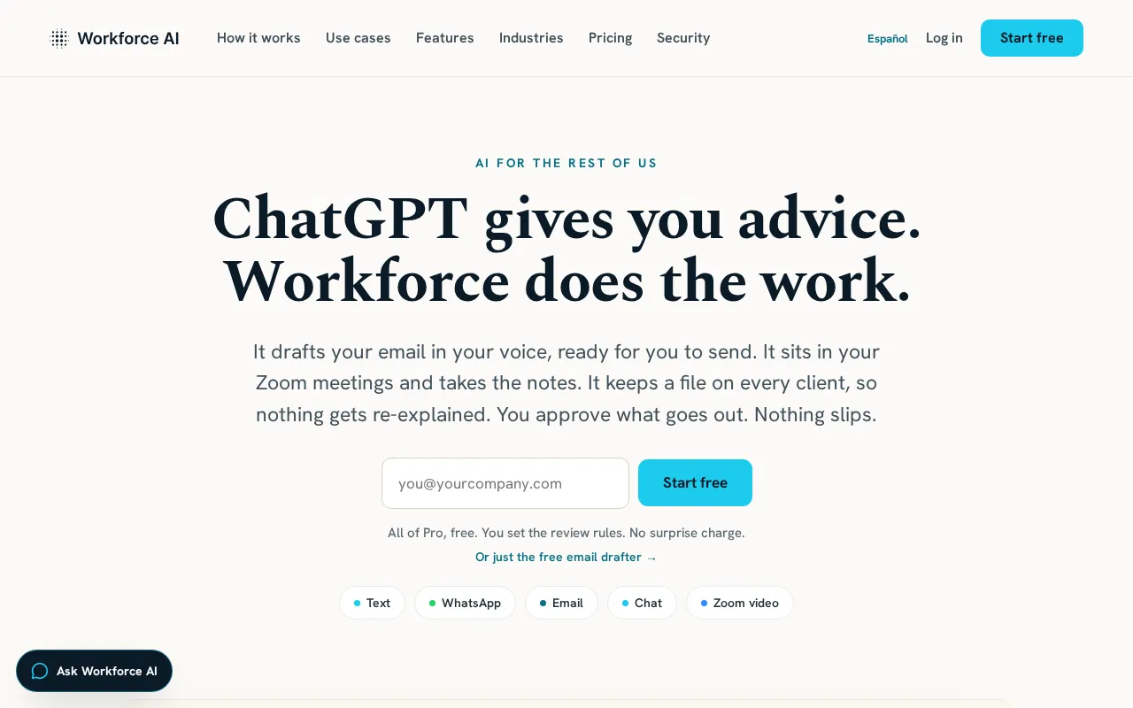 Workforce AI — preview screenshot