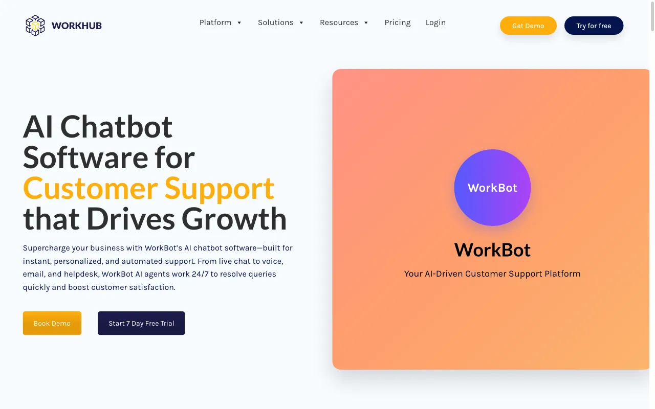 WorkHub — preview screenshot