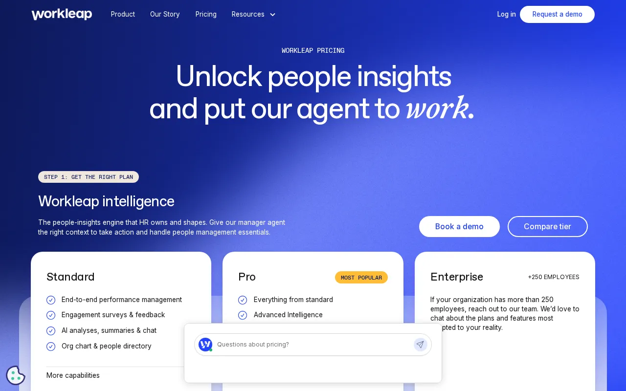 Workleap — pricing page