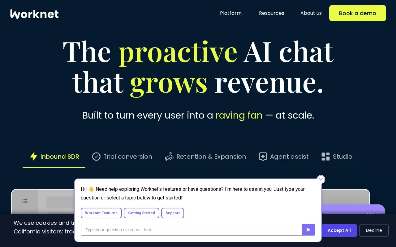 Worknet — preview screenshot
