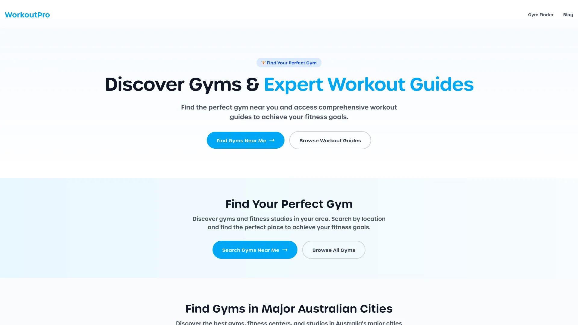 WorkoutPro — preview screenshot
