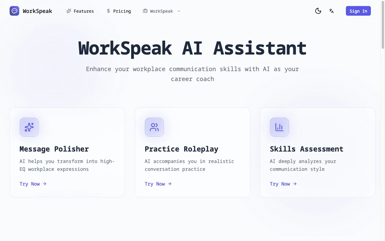 workspeak — preview screenshot