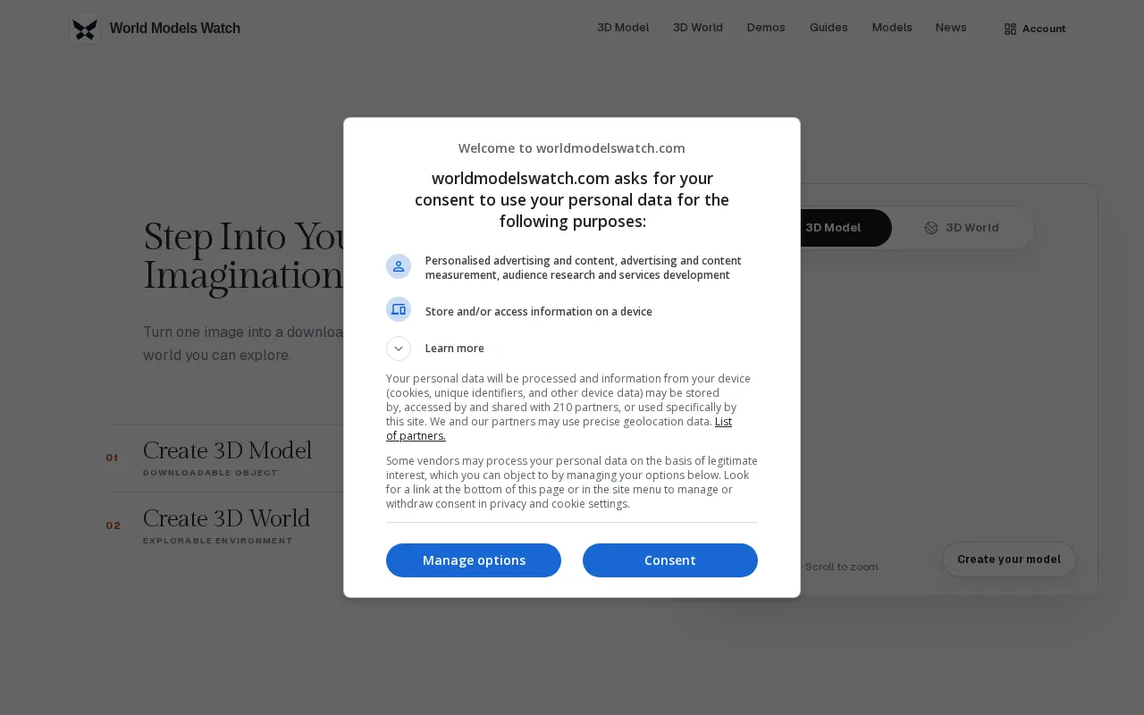 World Models Watch — preview screenshot