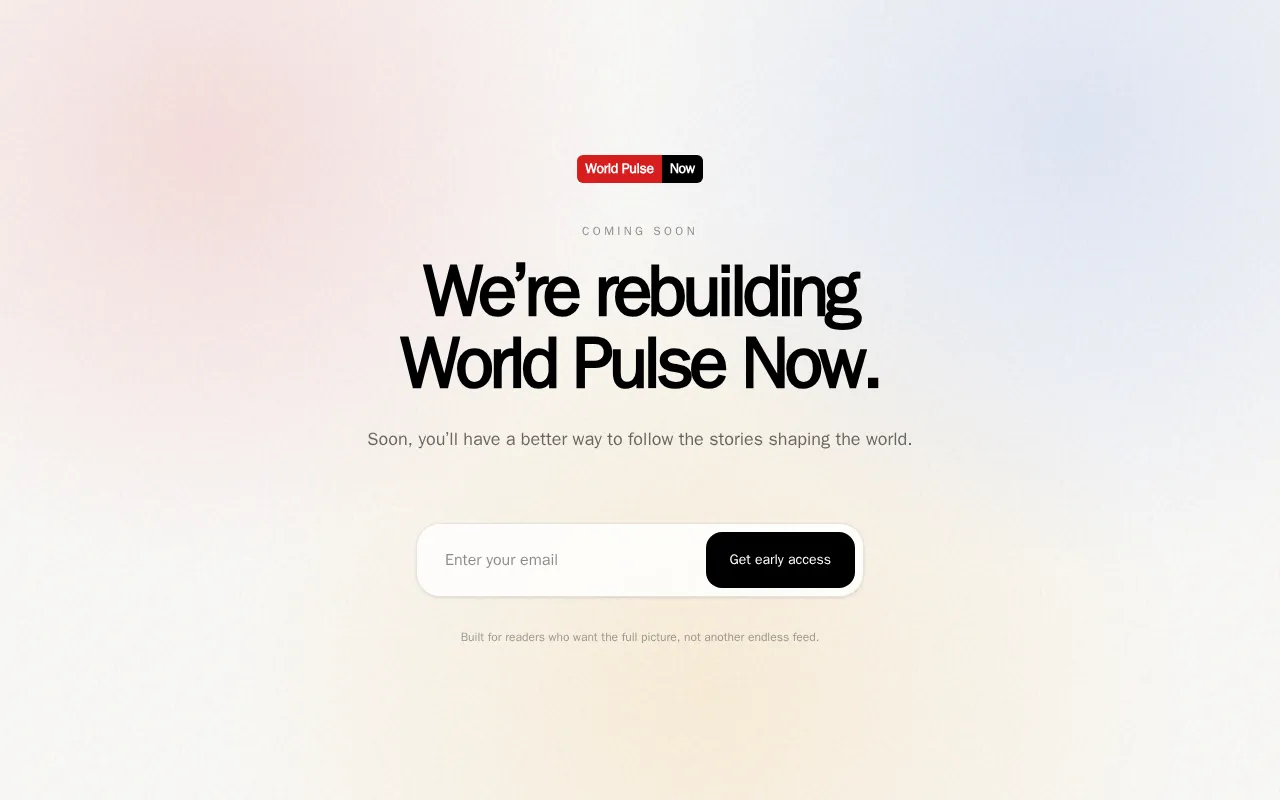 World Pulse Now — preview screenshot