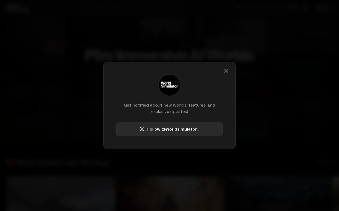 World Simulator AI — preview screenshot