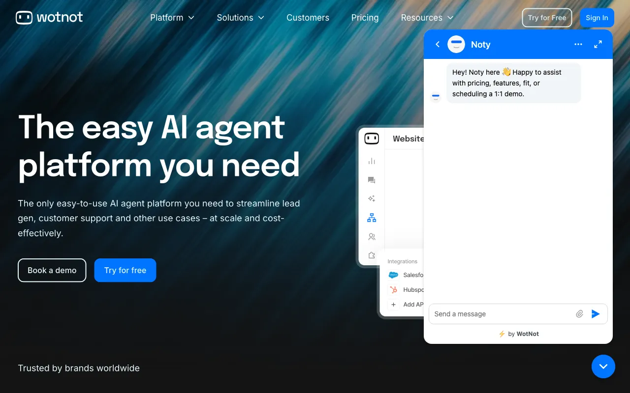 wotnot.io — preview screenshot
